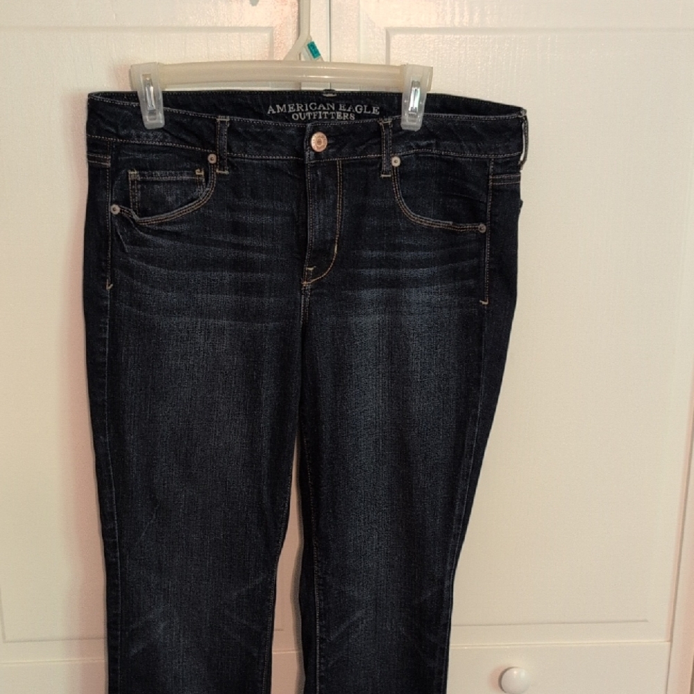 American Eagle Outfitters Women's Dark Wash Skinny Jeans